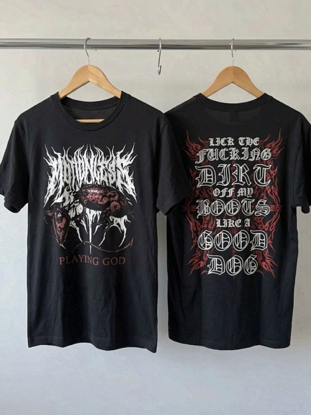 Motionless In White The Sweat And Blood Tour 2026 Playing God T-Shirt Reprint